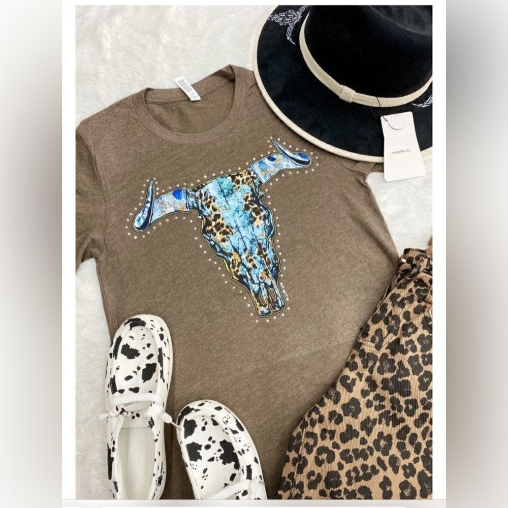 Sequin Bull Short sleeve‎ T shirt